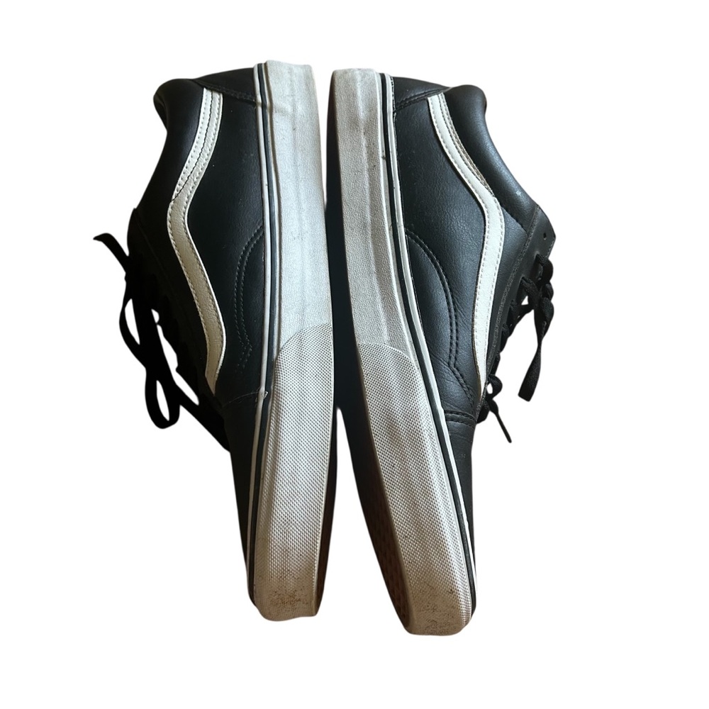 Vans | Black Leather Old Skool - Picture 3 of 7